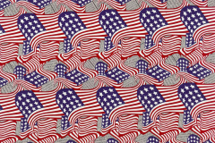 WTP-167 American Flag-Newsprint